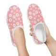 thumbnail image 6 of Psesaysky Kid Girls' Low-Cut Casual Shoes Loafers Daisy Pink Printed Shoes Comfortable Breathable Slip-on Sneakers Size 11-15, 6 of 7