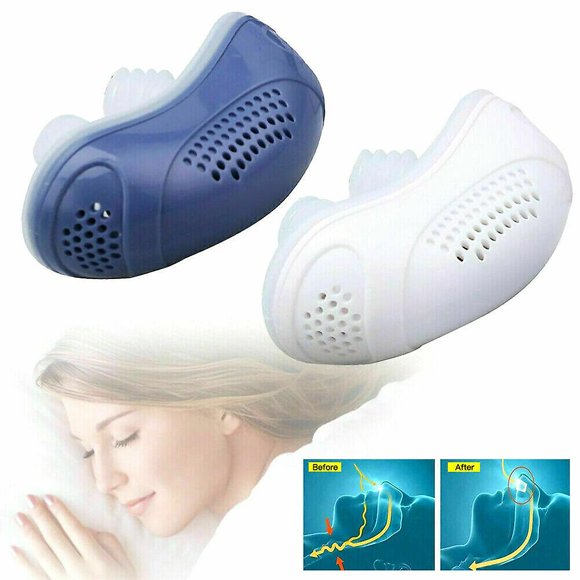 Anti Snoring Micro Electric Cpap Noise Device Sleep Apnea Stop Snore Aid Stopper