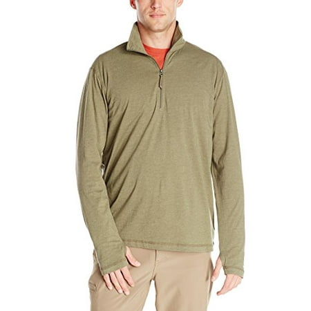 - White Sierra Men's Swamp 1/4 Zip Tee, Sage, X-Large