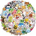 thumbnail image 1 of Paquete de pegatinas ANJIAYUN Animal, 150 unidades, de vinilo impermeable para niños, 1 of 8