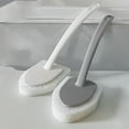 thumbnail image 1 of Fiudx Cepillo Ergonómico para Fregar, Mango Ergonómico, Cabezal de Esponja Suave Multifuncional, Uso En Seco y Húmedo, Limpiador de Vidrios para Baño, Agarre Cómodo, Duradero, Tamaño 34,5 X 9 X 12 Cm, 1 of 7