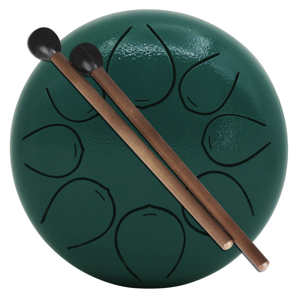 Hand Drum Percussion Instrument With Drum Mallets Carry Bag Note Sticks For Meditation Yoga Zazen Sound Healing Handpan Drum 13 Note Tongue Drum Steel Tongue Drum 12 Inch Musical Instruments Stage