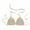 Z1-Beige, variant on Crochet Bikini Top, Audhol Women Summer Solid Color Hand Crochet Triangle String Bikini Top Mesh Tie Swimsuit Top only Triangle Bikini Top Beige L