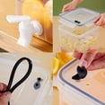 thumbnail image 4 of Plastic Beverage Dispenser with Faucet, Large Capacity 4.2L Drink Container with Lid and Filter, Multicolor, 18 x 18 x 18 cm, 1 pc, 4 of 6