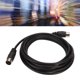 thumbnail image 1 of Cable De Sonido, Arnés De Cables Médico Flexible De PVC DIN De 4 Pines Macho A Macho De 9,8 Pies Para Equipos De Seguridad, 1 of 7
