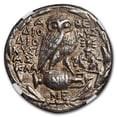 thumbnail image 3 of Attica Athens Silver Tetradrachm (2nd-1st century BC) Ch XF NGC, 3 of 3