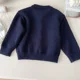 thumbnail image 4 of 2-7Y Children's Sweater Love Button Cardigan Girls Sweater Knitted Coat Girls Clothing Kid's Outfit Optional Plaid Skirt, 4 of 6