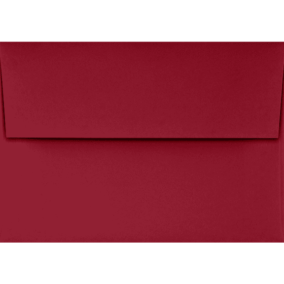 LUXPaper 4Bar A1 Invitation Envelopes, Peel & Press, 3 5/8 x 5 1/8, Garnet Red, 80lb, 1,000 Pack