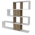 thumbnail image 2 of Karlin Open Shelves Bookcase, White Walnut, 2 of 5