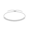 thumbnail image 4 of Unique Moments 0.75 ct Lab Grown Round Cut Diamond Tennis Bolo Bracelet for Women 10K White Gold, 4 of 4