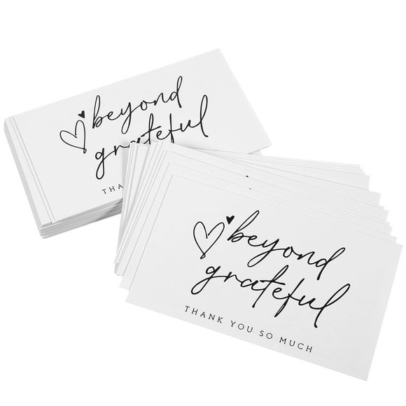 100Pcs Thank You Cards For Business Shopping Thanks Cards Paper Cards Decorative Thank You Cards