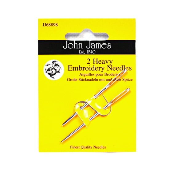 John James Embroidery Heavy Needles