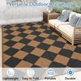 thumbnail image 3 of Volkmi Geometric Adult Outdoor Rugs, 9*12ft, Waterproof, 3 of 9
