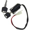 thumbnail image 3 of WOOSTAR 2 Wire Ignition Key Switch Lock Replacement for 50cc 70cc 90cc 110cc 125cc 150cc 200cc 250cc Electrical Scooter, 3 of 5