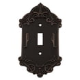 thumbnail image 7 of nostalgic warehouse 720082 victorian switch plate with single toggle, unlacquered brass, 7 of 7