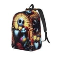thumbnail image 1 of Goofa The Nightmare Before Christmas Pattern Durable Canvas Daypack - High-Quality Vintage Backpack, Compact & Versatile for Travel and Everyday Use-Small, 1 of 5