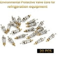 thumbnail image 4 of Brass & Steel HVAC Valve Core Remover Tool with 1/4" and 5/16" Ports for R22/R134/R410/R32 Systems - Single Tool or Full Set Including 20 Cores, 10 Nuts & Adapter - Efficient Auto AC Repair Gadget, 4 of 6