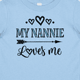 thumbnail image 4 of Inktastic My Nannie Loves Me Granddaughter Boys or Girls Baby T-Shirt, 4 of 5