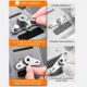 thumbnail image 4 of 2X Soporte de Hebilla de Correa para Control Remoto para /RC con Soporte de Gancho para Placa de Montaje de Pantalla para Accesorios de Drone Mini 4 Pro, 4 of 5
