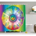 thumbnail image 1 of Ambesonne Astrology Shower Curtain, Hippie Style Zodiac, 69"Wx70"L, Multicolor, 1 of 2