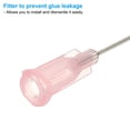 thumbnail image 4 of Agujas de dispensación de 20Ga, 102PCS, agujas de dispensación de punta roma de 1.5 pulgadas con jeringas de bloqueo Luer para rellenar tintas líquidas, adhesivos, aceites, rosa, 4 of 7