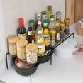 thumbnail image 3 of Estantes expandibles y especieros para organizar encimeras y gabinetes Almacenamiento eficiente en la cocina, 3 of 5