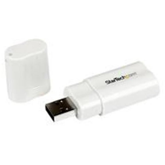 StarTech.com ICUSBAUDIO USB to Stereo Audio Adapter Converter