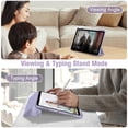 thumbnail image 4 of Funda Fintie Hybrid Slim para iPad Air de 13 pulgadas (M2) 2024, color morado, 4 of 9