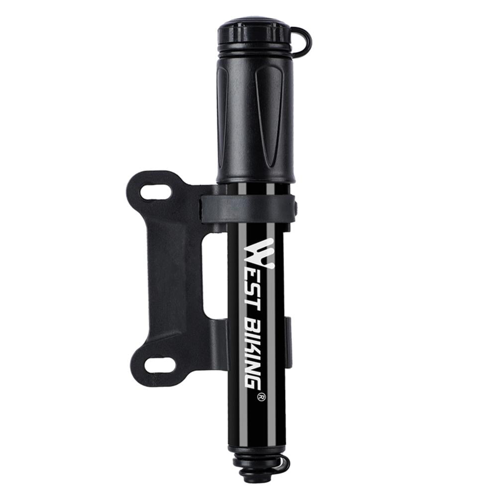 WEST BIKING Mini Bicycle Pump 100PSI Portable Tire Air Inflator with Hose 