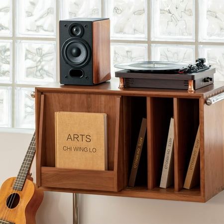 Edifier - R1380T Active Bookshelf Speakers, Computer Speakers – Dual RCA inputs - 2.0 Studio Monitor Speaker - Brown
