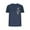 Dark Blue, variant on WREESH Womens Fashion T-Shirts Summer Comfortable Round Neck Printing Short Sleeve Tops Blouse T-Shirt Pullover Red
