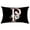 P, variant on Moocorvic Throw Pillow Covers English AlphabetDecorative Pillows Cover,Room Decor,Garden Farmhouse Cushion Cover for Patio Tent Balcony Couch Sofa,Black,