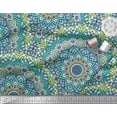 thumbnail image 2 of Soimoi Modal Satin Fabric Mandala Kaleidoscope Fabric Prints by Yard 42 Inch Wide, 2 of 3