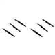 thumbnail image 1 of 6 Uds Pinzas de CeráMica Inversa AntiestáTica IC SMD SMT Pinzas Inversas Resistentes Al Herramientas de Mano de 1000 Grados Negro, 1 of 5