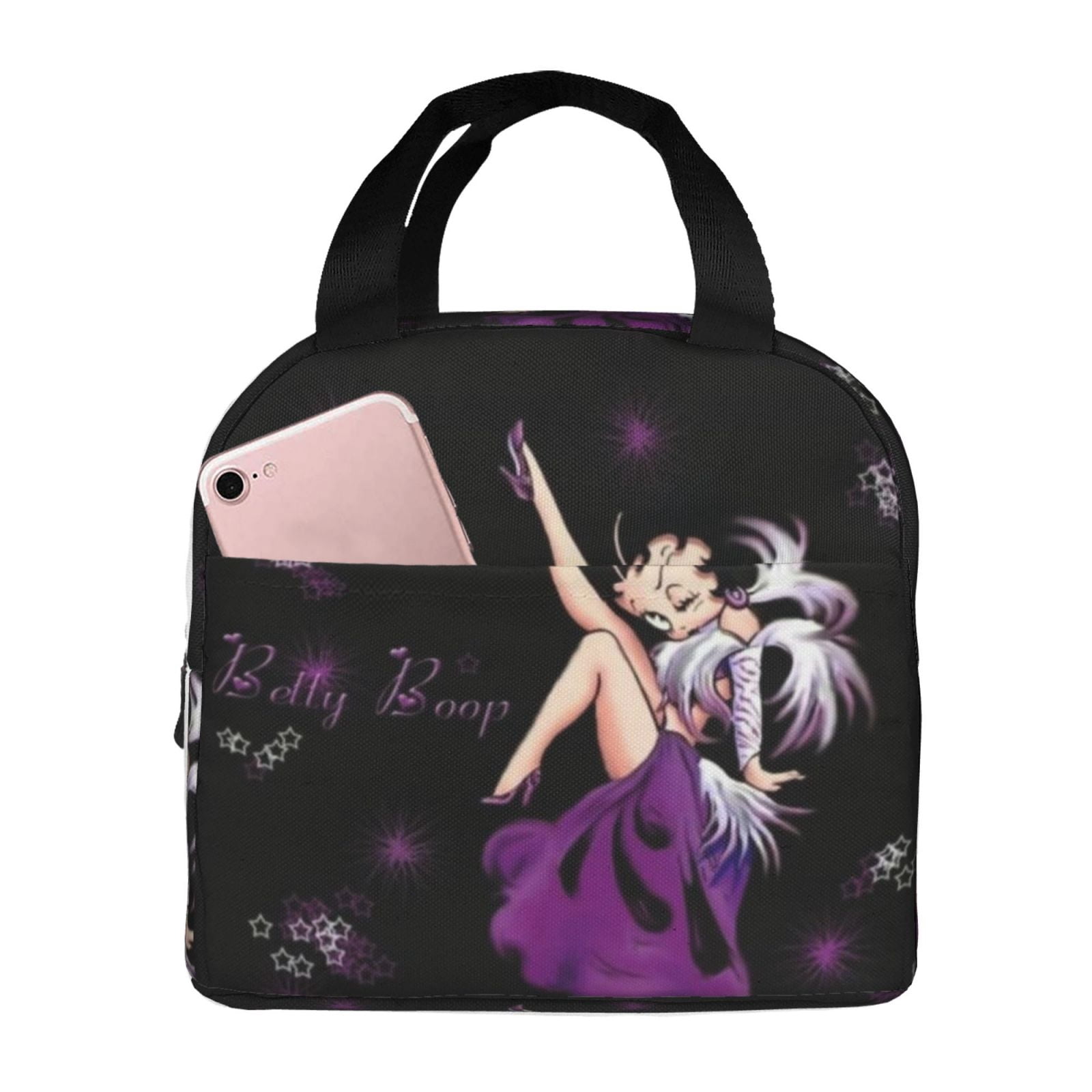 Betty Boop Insulated Lunch Bags Reusable Lunch Box, Cooler Lunch Bag Waterproof Lunch Tote For Picnic Office Work Travel Camping Gifts