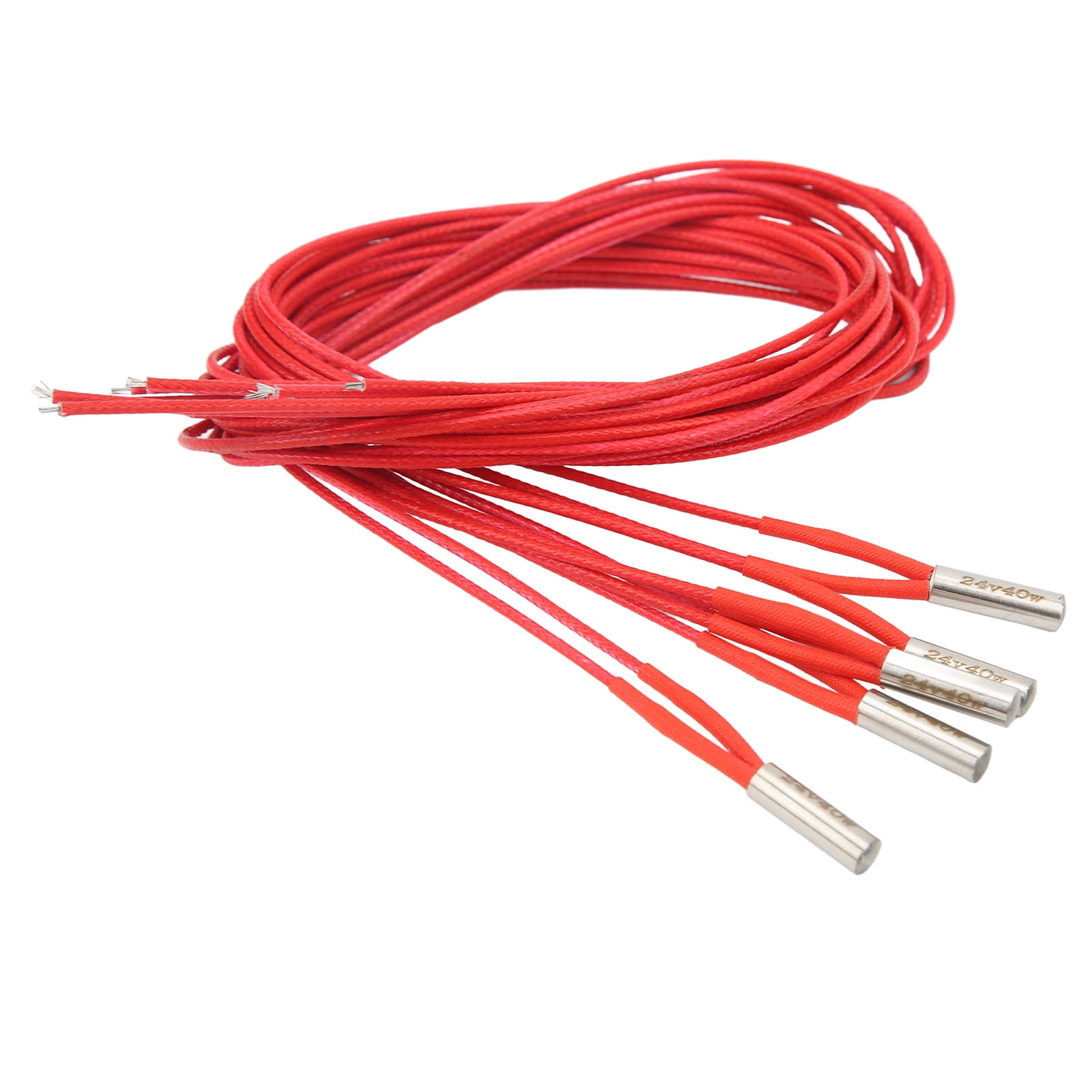 Heater, DC 24V 40W 304 Stainless Steel 6mm Diameter 20mm Length Quick  Heating Heater High Sensitivity Easy To Install Heating Tube With 1m 1.5m  Wire For 3D Printer | Walmart Canada