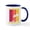 White/Navy Inside, variant on CafePress - North Carolina Southern Shores Mugs - 11 oz Ceramic Mug - Novelty Coffee Tea Cup