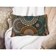thumbnail image 6 of Colorful Vintage Floral Mandala Pillow Cover Farmhouse Decorations Cushion Case for Sofa Couch Cotton Linen 12x20 Inches, 6 of 6