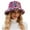 Hot Pink, variant on Xfvqtps Womens Fulffy Bucket Hat Fuzzy Leopard Print Fashion Thickened Windproof Coldproof Warm Winter Fishing Hat Brown