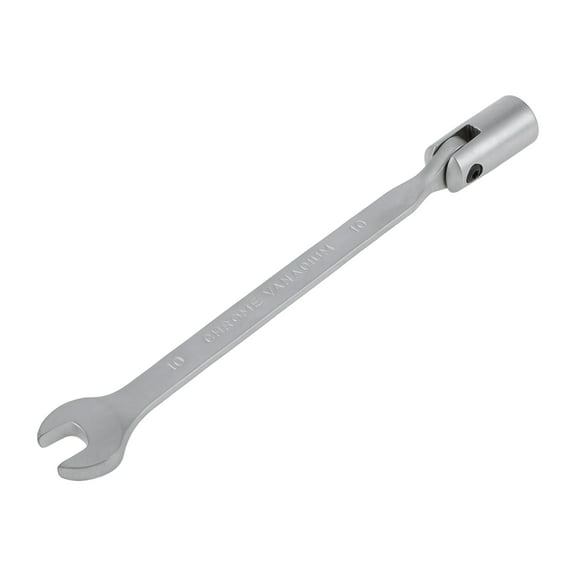 Unique Bargains Socket Wrench Spanner Socket Remover Chrome Vanadium Steel 1 Pcs 12 Point 10mm for Car Motorcycle Dirtbike Rotary Combination Wrench Single Ended