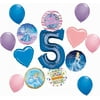 Cinderella Princess Party Supplies 5th Birthday Balloon Bouquet Decorations 14 piece kit
