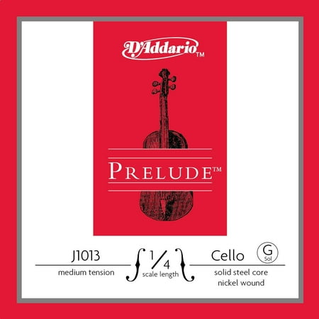 D'Addario Prelude Series Cello G String 1/4 Size