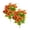 Orange, variant on 2 Pcs Artificial Baby Breath Flowers Silk White Gypsophila Stems 13.8in Real Touch Floral Bouquet For Wedding Home Decor Mothers Day Graduation Gift