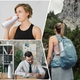 thumbnail image 5 of Hydrogen Water Bottle, Alkaline Water Bottle 15oz Creates High pH Premium Water Portable Insulated Stainless Steel Bottle Alpine Ore Filter Water Bottle for Sports, Outdoor, Office, 5 of 6