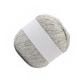 thumbnail image 4 of Hilo de tejer Cuerda de tejer mezclada Cordón grueso de macramé para manualidades de ganchillo Cuerda para hacer bricolaje, gris claro Scienceny HA000409-03B, 4 of 6