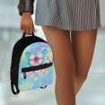 thumbnail image 6 of Eheartsgir Butterfly Floral Print Small Backpack, Practical Polyester Mini Backpack for Travel Shopping, Zipper Zipper Bag, 6 of 8