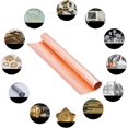 thumbnail image 3 of 0.03mm Copper Roll High Purity Pure Copper Weather Proof Brass Sheet Copper Foil Light Salmon Color Copper Sheets for Mechanical Machining Mould Making Cutting Precision - 39x8 Inch, 3 of 8