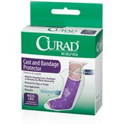 4 Pack - Curad Cast and Bandage Protector, Waterproof, Kid's Leg 2 ea
