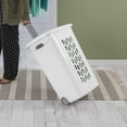thumbnail image 7 of Sterilite Ultra™ Wheeled Hamper Plastic, White, 7 of 7