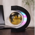 thumbnail image 2 of Nior Globo terráqueo flotante con LED colorido en forma de C, banda magnética antigravedad, mapa mundial giratorio para niños, regalo para el hogar, decoración de la oficina JM, 2 of 4